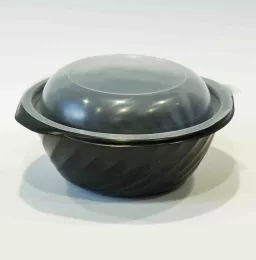 Bol noir PP utilisation chaude ou froide